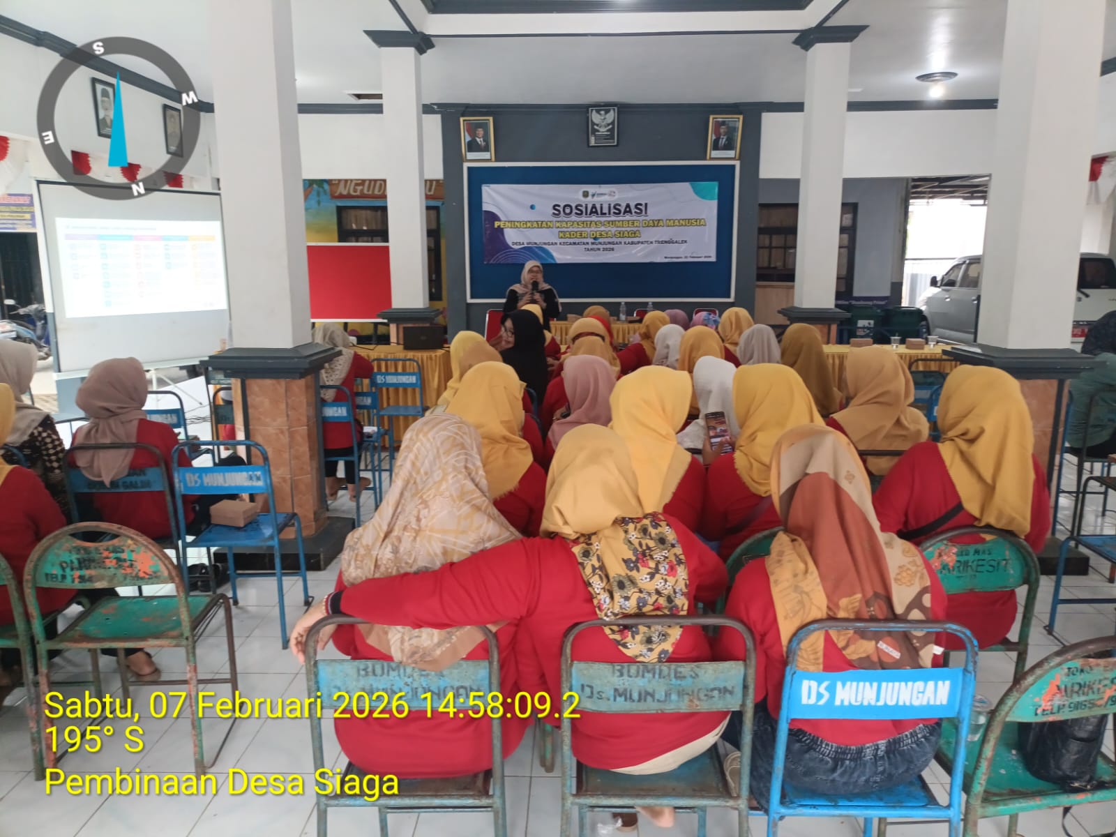 Sosialisasi Peningkatan Kapasitas SDM Kader Desa Siaga Desa Munjungan